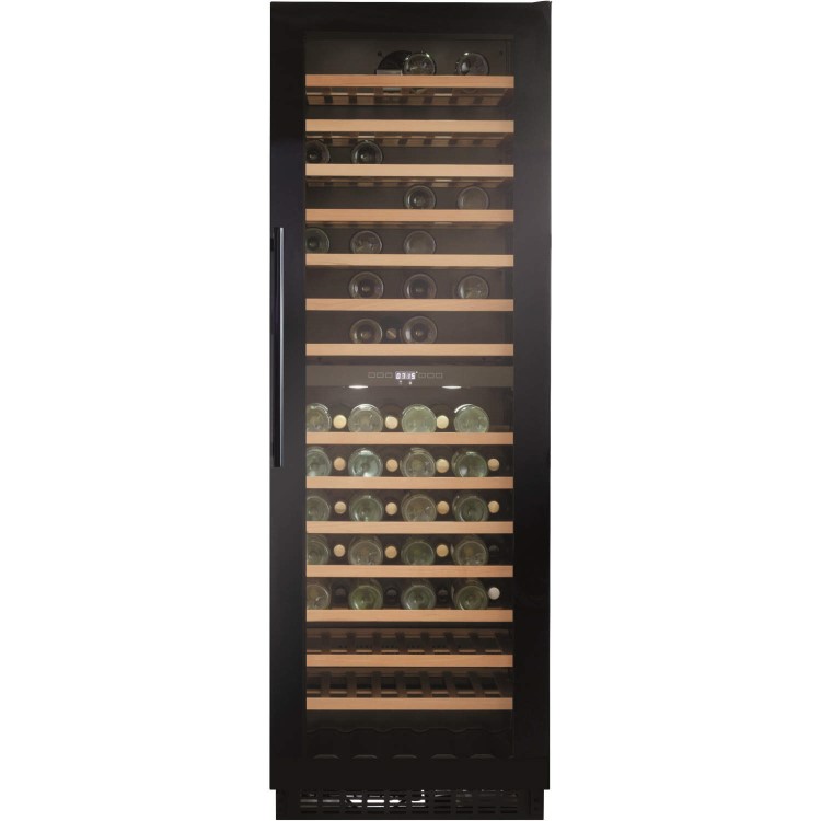 GRADE A3 - CDA FWC860BL Tall 126 Bottle Freestanding Wine Cooler Black