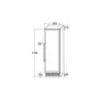 CDA FWC861BL Dual Zone Tall Freestanding Wine Cooler Black