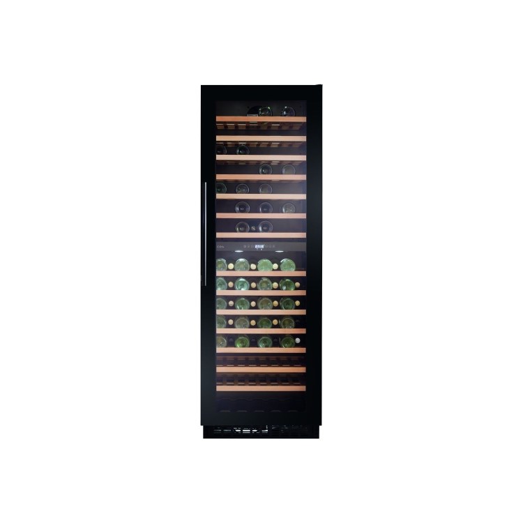 CDA FWC861BL Dual Zone Tall Freestanding Wine Cooler Black