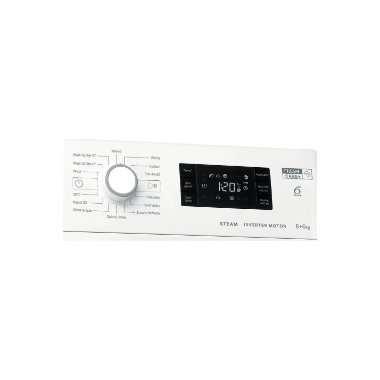 Whirlpool 8kg Wash 6kg Dry 1400rpm Freestanding Washer Dryer - White