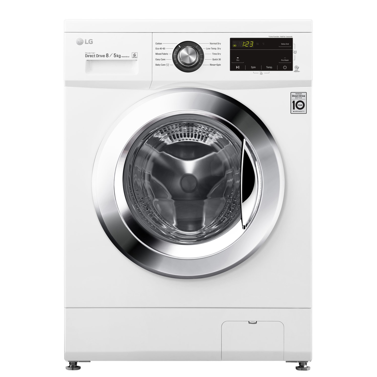 LG Freestanding 8kg Wash 5kg Dry 1400rpm Washer Dryer - White