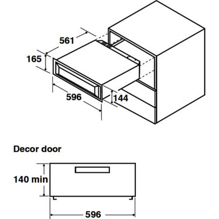 CDA FWV160 Compact Integrated Wine Cooling Drawer