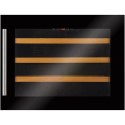 FWV452BL CDA 24 Bottle Capacity Single Zone High Built-in Wine Cooler - Black