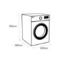 LG 9kg Wash 6kg Dry Washer Dryer - Silver