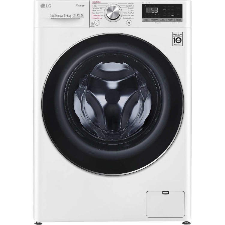 LG FWV796WTS 9kg Wash 6kg Dry 1400rpm Freestanding Washing Machine With Steam - White