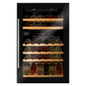FWV902BL CDA 55 Bottle Dual Zone Built-in Wine Cooler - Black