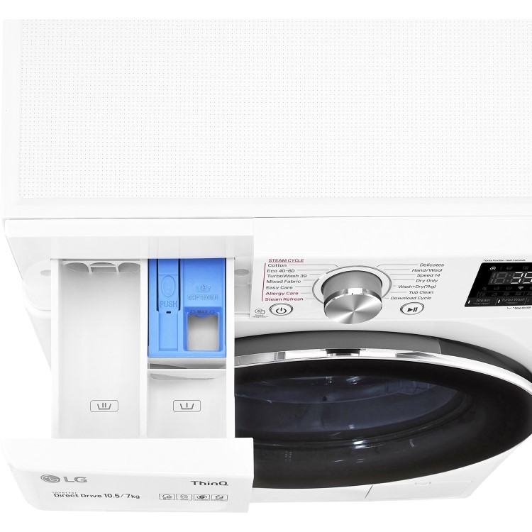 Refurbished LG FWV917WTSE 10.5/7KG Freestanding Washer Dryer White