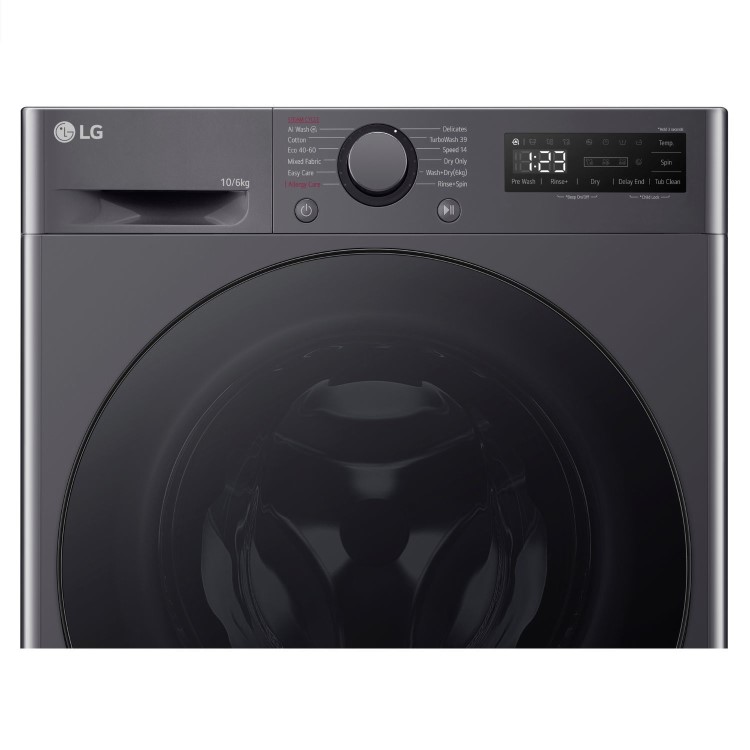 LG Y700 Series 10kg Wash 6kg Dry 1400rpm Washer Dryer - Graphite