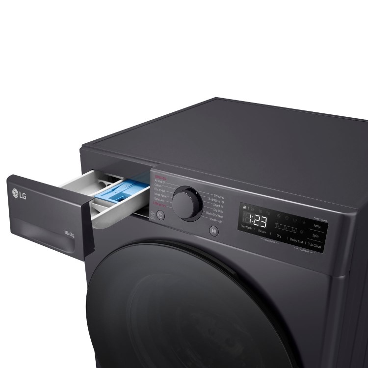 LG Y700 Series 10kg Wash 6kg Dry 1400rpm Washer Dryer - Graphite