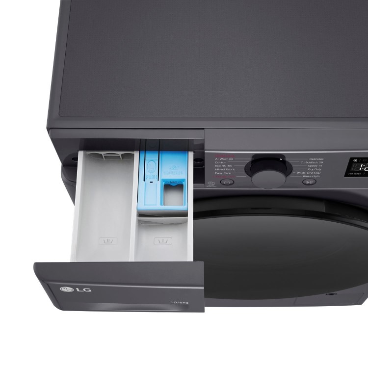 LG Y700 Series 10kg Wash 6kg Dry 1400rpm Washer Dryer - Graphite