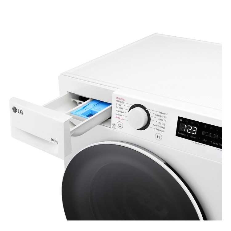 LG Y700 Series 10kg Wash 6kg Dry 1400rpm Washer Dryer - White