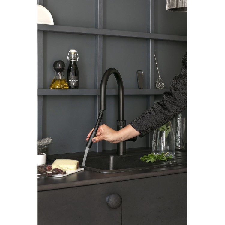 Quooker Flex Instant Boiling Water Kitchen Tap - Black