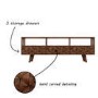 Large TV Unit with Storage in Solid Wood - TV's up to 55" - Freya