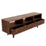 Large TV Unit with Storage in Solid Wood - TV's up to 55" - Freya