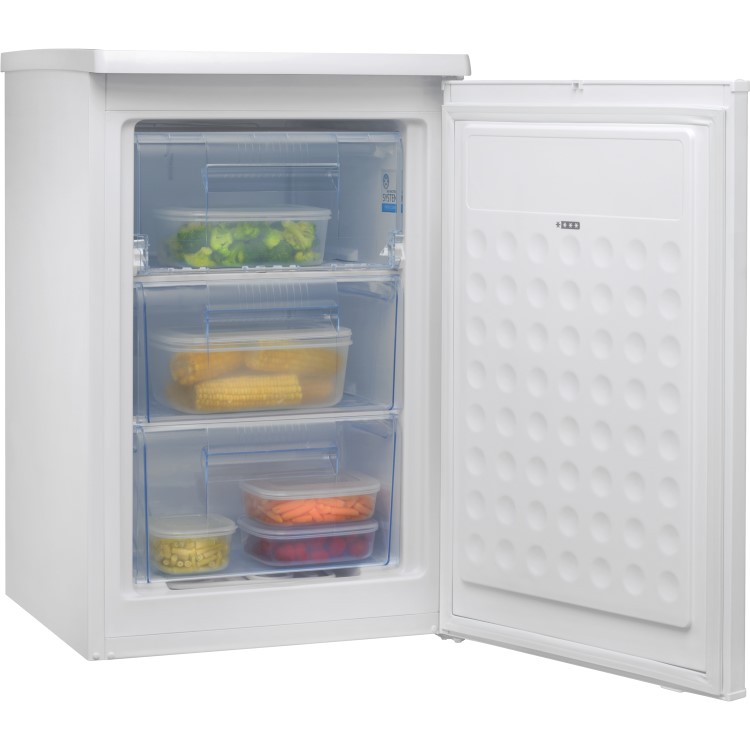 GRADE A1 - Amica FZ0984 48cm Freestanding Undercounter Freezer - White