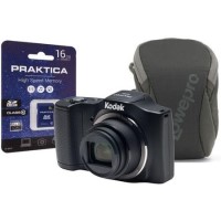 Kodak PIXPRO FZ152 Black Camera Kit inc 16GB SD Card and Case
