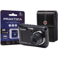 Kodak PIXPRO FZ43 Black Camera Kit inc 8GB SDHC Card and Case