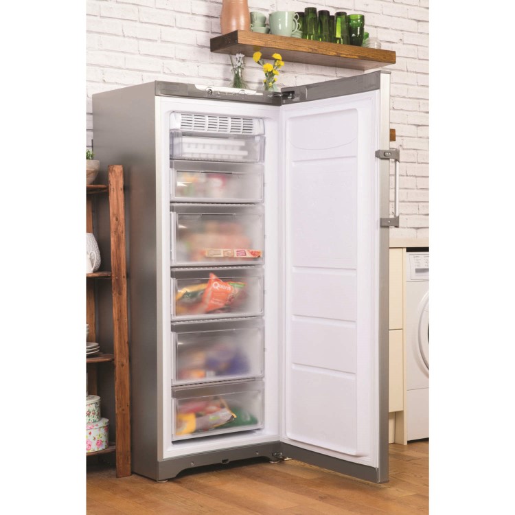 Hotpoint FZFM151G Future 150x60cm Frost Free Freestanding Freezer - Graphite