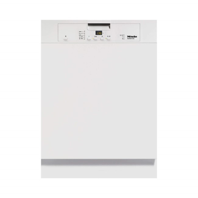 Miele G4203SCiwh 14 Place Semi-integrated Dishwasher With Cutlery Tray White