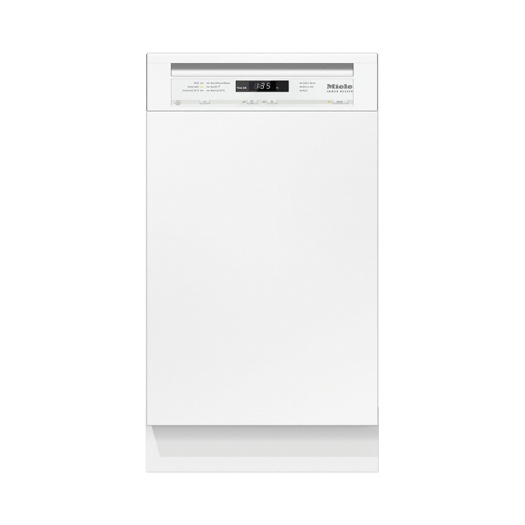 Miele G4720SCi 9 Place Slimline Semi-integrated Dishwasher - White