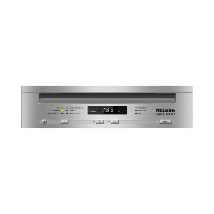 Miele G4720SCiclst 9 Place SemiIntegrated Slimline Dishwasher