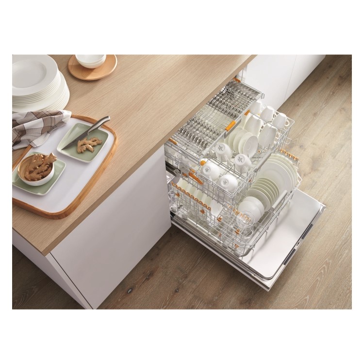 Miele G4940SCiclst 14 Place Semi-Integrated Dishwasher - CleanSteel