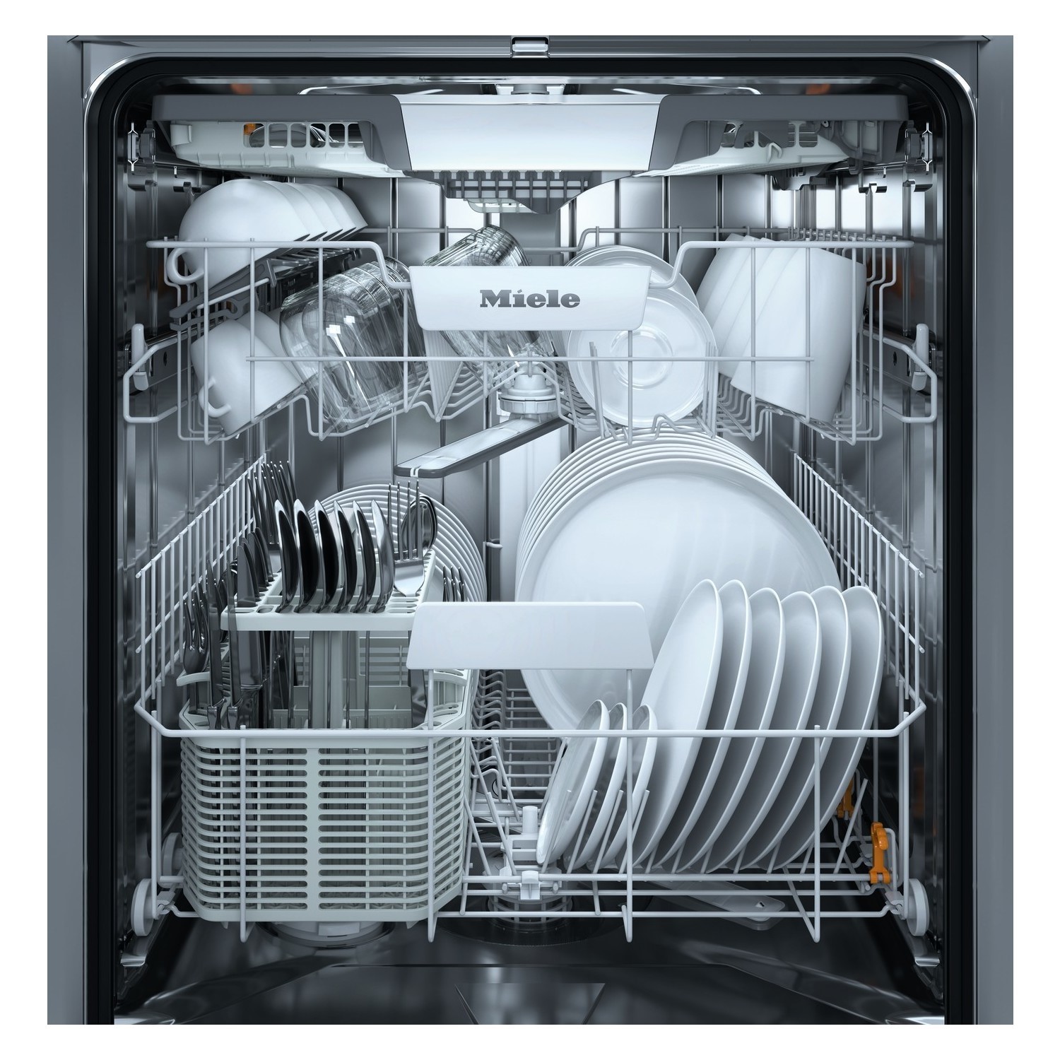 miele fully integrated dishwasher with cutlery tray