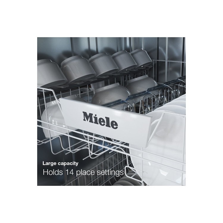 Miele 7000 Series Freestanding Dishwasher - C-Rated, Silver
