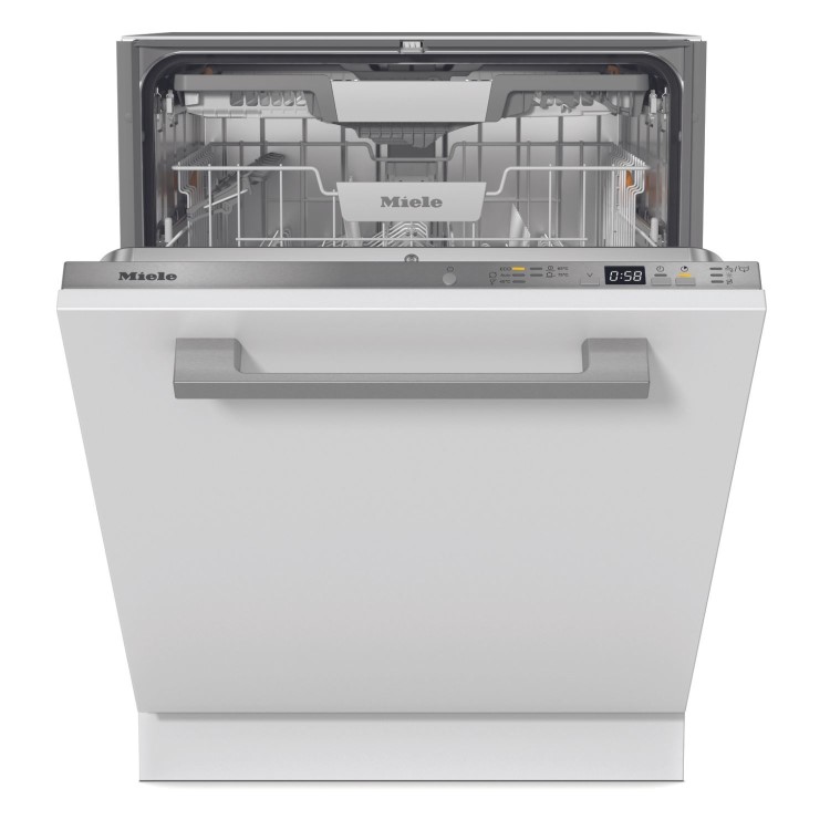 Miele Series 5 Integrated Dishwasher - B-Rated, Silver control panel