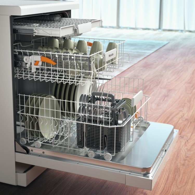 Miele Freestanding Dishwasher - QuickPowerWash A-Rated White