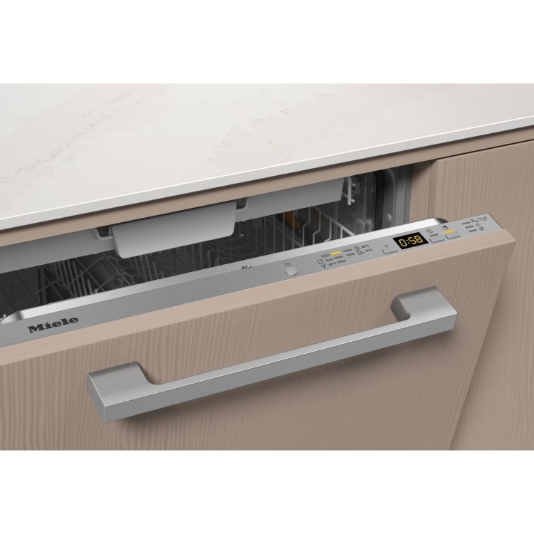 Miele Integrated Dishwasher - QuickPowerWash Silver control panel A-rated