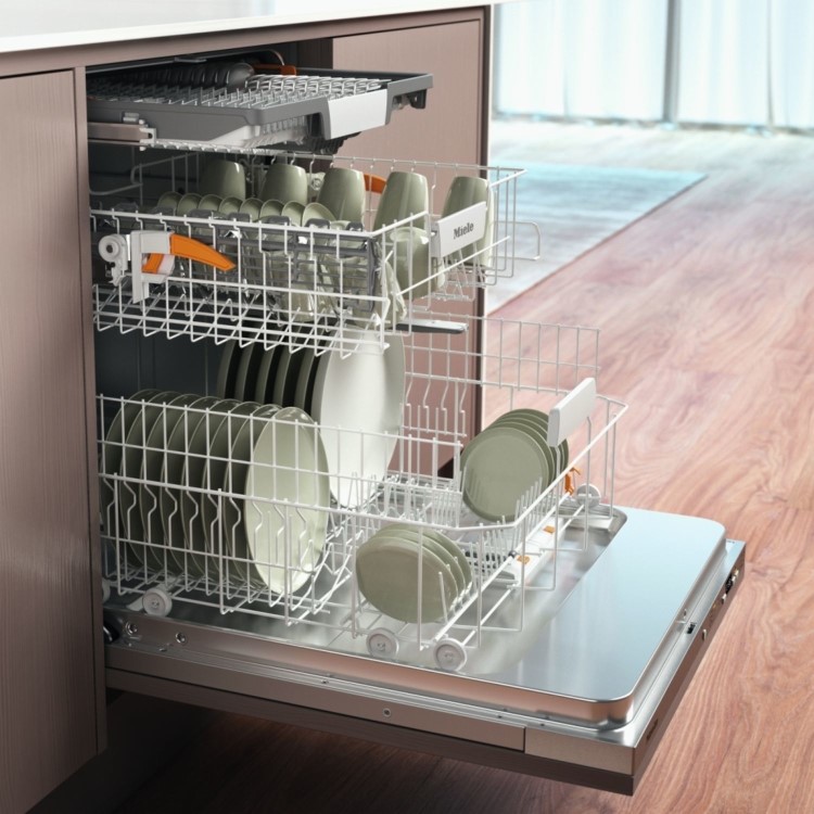 Miele Integrated Dishwasher - QuickPowerWash A-rated Silver control panel