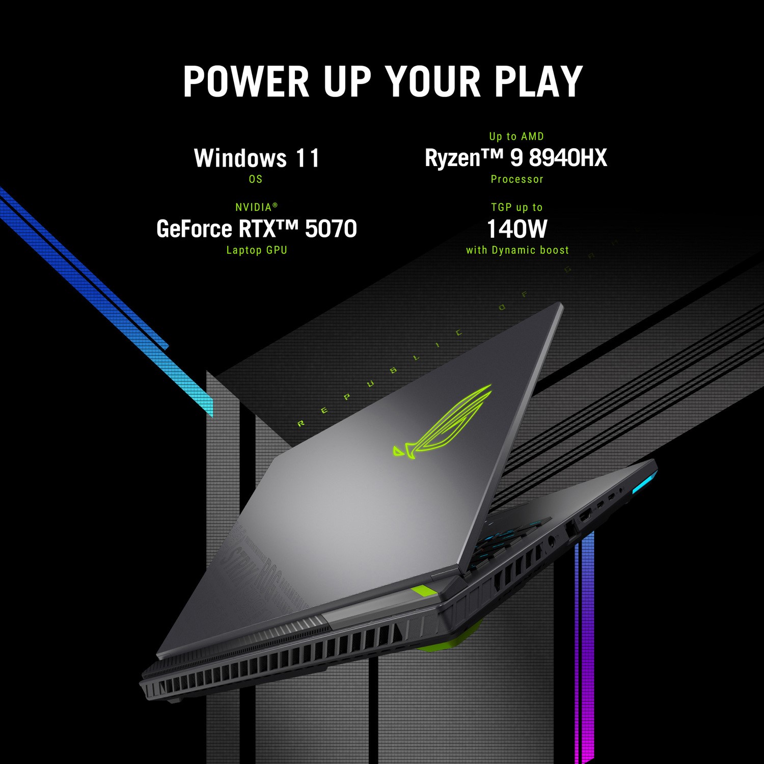 ASUS ROG Strix G16 AMD Ryzen 9 16GB RAM 1TB SSD NVIDIA GeForce RTX G614PP-RV230W – image 4