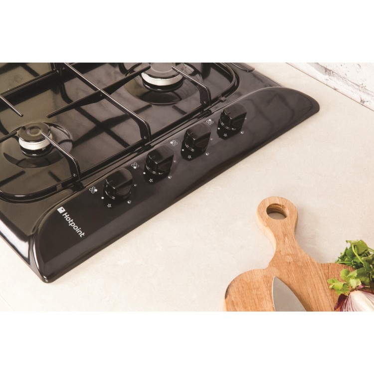 Hotpoint G640SK 60cm Wide 4 Burner Gas Hob