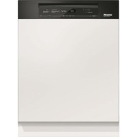 Miele G6410SCiobbl 14 Place Semi-integrated Dishwasher With Cutlery Tray And Obsidian Black Control