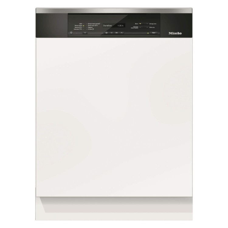 Miele G6515SciXXLclst G6515 Sci XXL 14 Place Semi-integrated Dishwasher With 3D Cutlery Tray - CleanSteel Control Panel