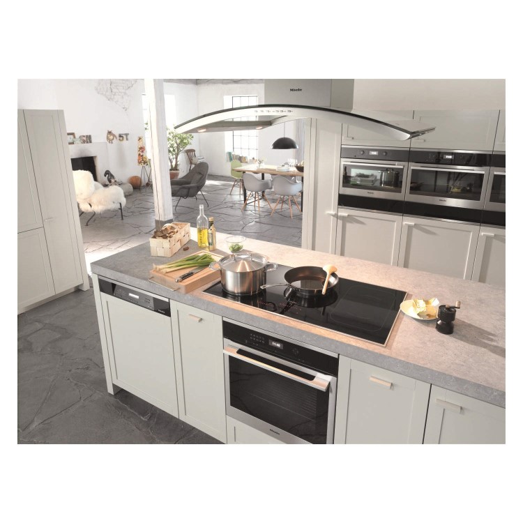 Miele G6515SciXXLclst G6515 Sci XXL 14 Place Semi-integrated Dishwasher With 3D Cutlery Tray - CleanSteel Control Panel
