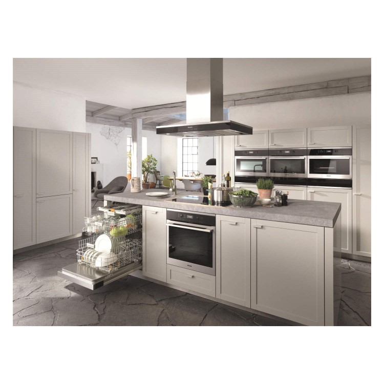 Miele G6515SciXXLclst G6515 Sci XXL 14 Place Semi-integrated Dishwasher With 3D Cutlery Tray - CleanSteel Control Panel