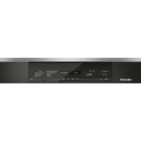 Miele G6515SciXXLclst G6515 Sci XXL 14 Place Semi-integrated Dishwasher With 3D Cutlery Tray - CleanSteel Control Panel