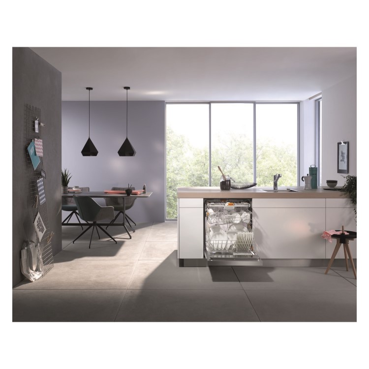 Miele G6730SCiclst 14 60cm Place Semi-integrated Dishwasher With Cutlery Tray CleanSteel Panel