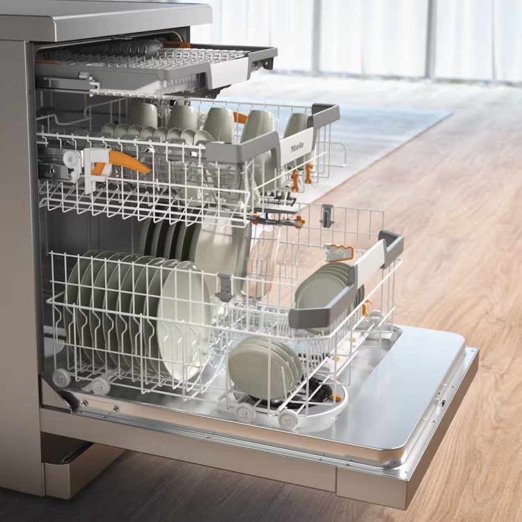 Miele Freestanding Dishwasher - QuickPowerWash A-Rated CleanSteel