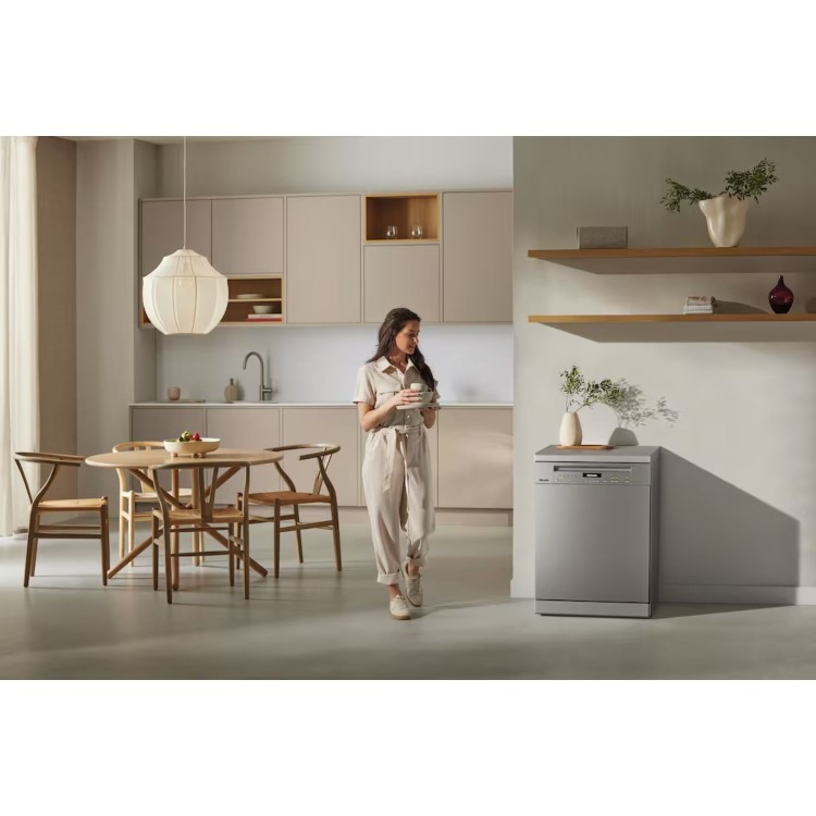 Miele Freestanding Dishwasher - QuickPowerWash A-Rated CleanSteel