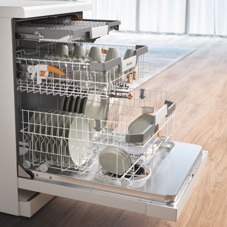 Miele Freestanding Dishwasher - QuickPowerWash A-Rated White