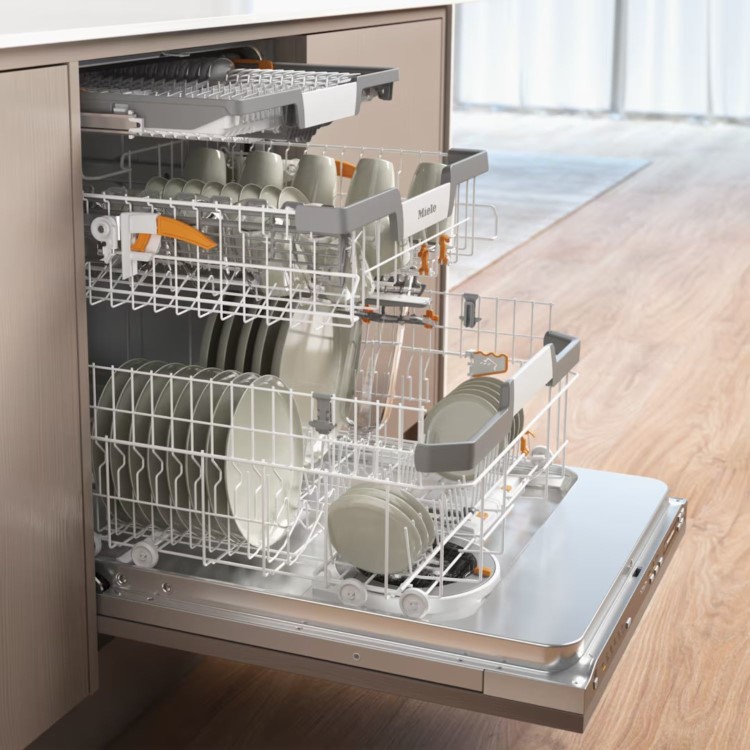 Miele Integrated Dishwasher - QuickPowerWash A-rated Silver control panel
