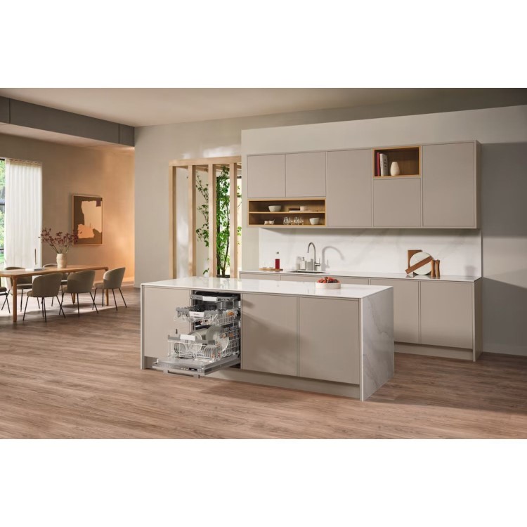Miele Integrated Dishwasher - QuickPowerWash A-rated Silver control panel