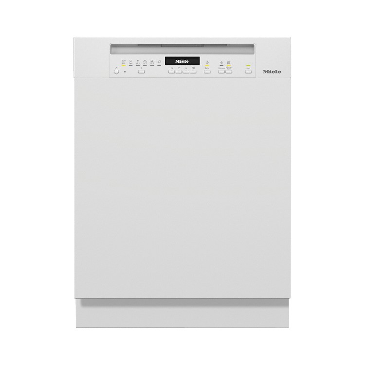 Miele G7100SCi 14 Place Semi-Integrated Dishwasher - White Control Panel