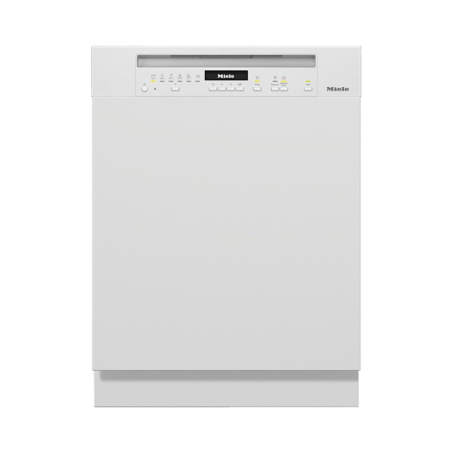 Miele G7100SCi 14 Place Semi-Integrated Dishwasher - White Control Panel