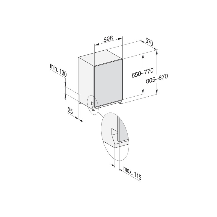 Miele G7152SCVi 14 Place Fully Integrated Dishwasher