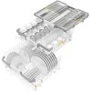 Miele G 7200 Sci 14 Place Settings Semi Integrated Dishwasher - Stainless steel