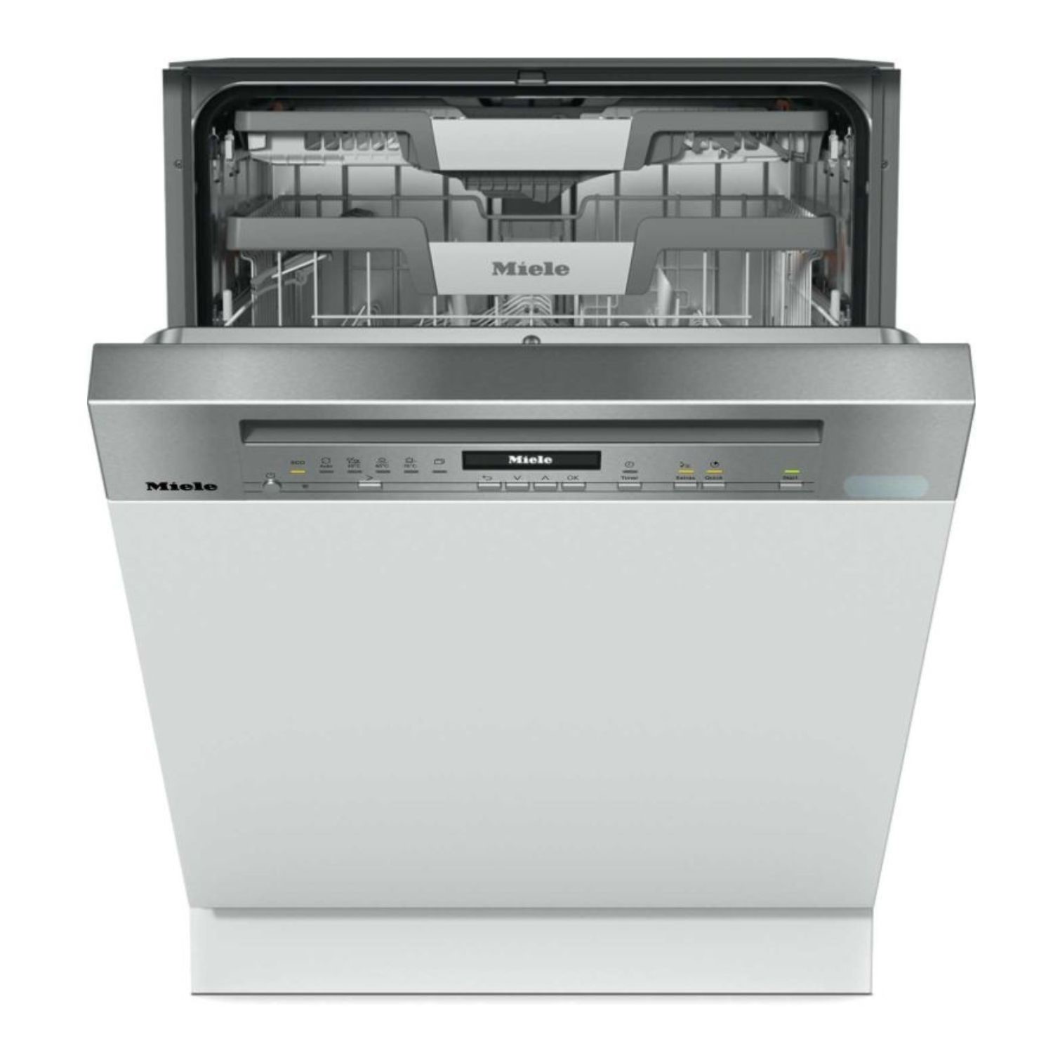 7000 Series Semi Integrated Dishwasher Rated control panel